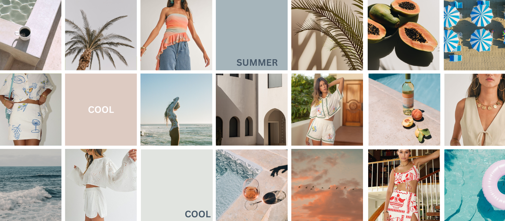 Pastel Aesthetic Summer Beach Collage Inspiration Instagram Story-3