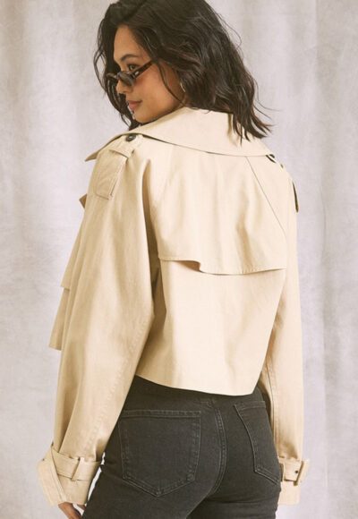 Crop Trench Coat