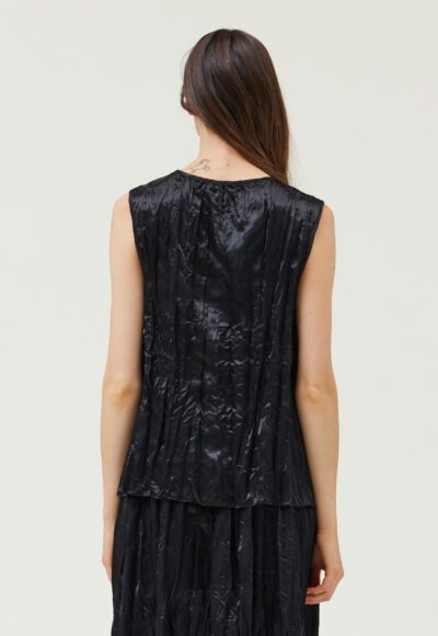 Black Pleated Top - Image 2