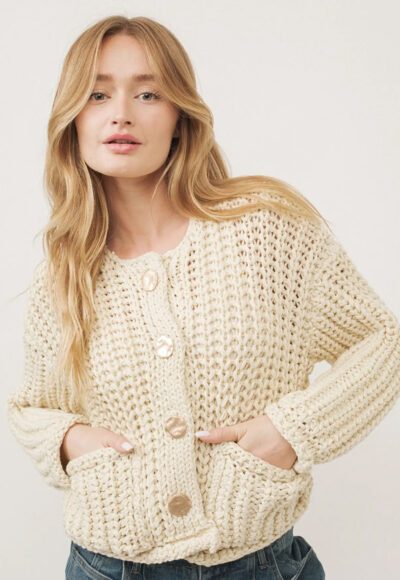 gold cardi