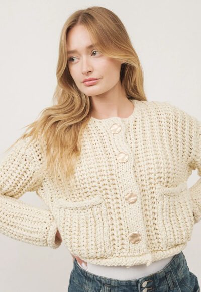 gold cardi