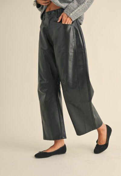 Faux Leather Pants - Image 2