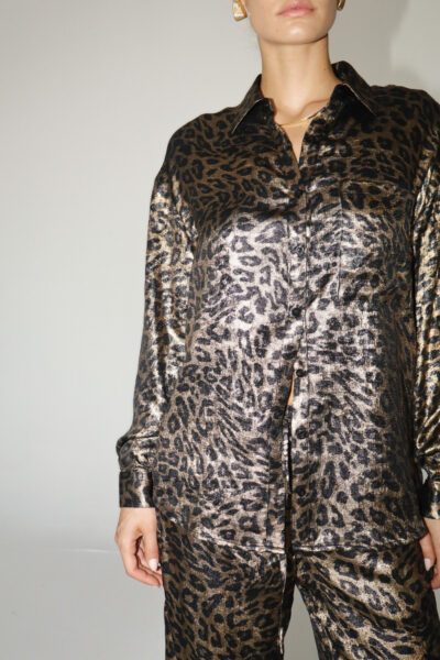 Metallic Leopard Top - Image 3