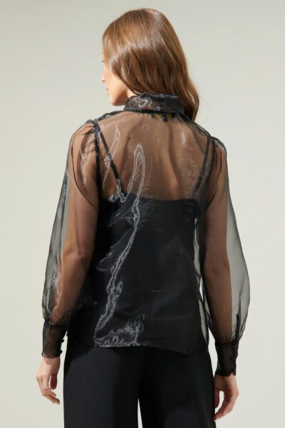 Bow Sheer Top - Image 3