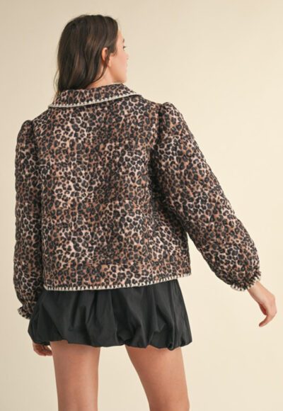 Cheetah Puff Jacket - Image 5