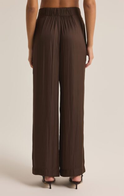 Brown Satin Trousers - Image 3