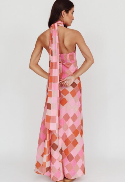 Pink Scarf Dress - Image 2