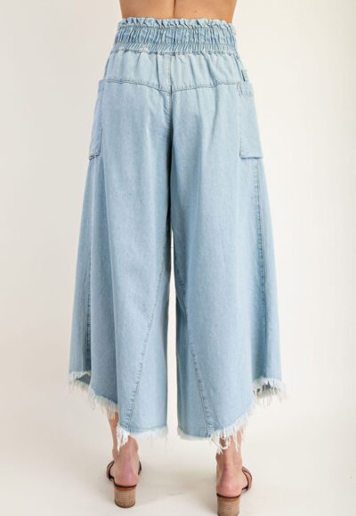 Light Denim Culottes - Image 4